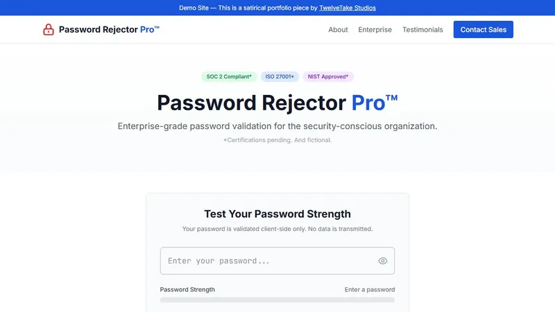 Password Rejector screenshot