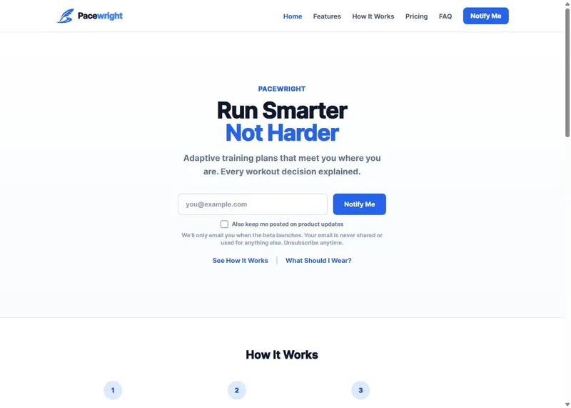 Pacewright screenshot